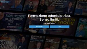 tela do site Tootor, a Netflix para dentistas