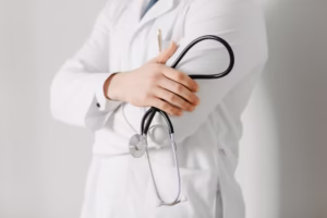 medico e um estetoscopio