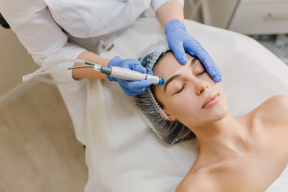 dermatologista atendendo