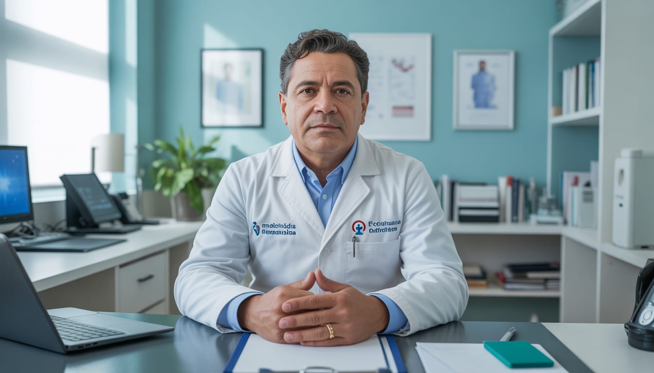 A medicina global está criando novas oportunidades para especialistas brasileiros 1 Médicos brasileiros analisando oportunidades de carreira internacional e reconhecimento em Portugal